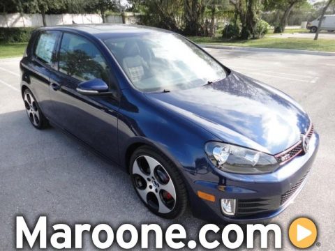 Shadow Blue Metallic Volkswagen GTI 2 Door.  Click to enlarge.