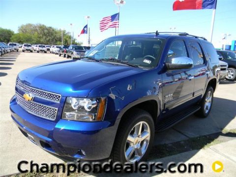 Blue Topaz Metallic Chevrolet Tahoe LS.  Click to enlarge.