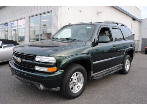 Dark Green Metallic Chevrolet Tahoe Z71 4x4.  Click to enlarge.