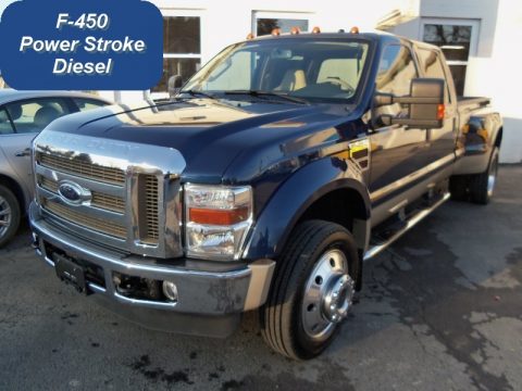 Dark Blue Pearl Metallic Ford F450 Super Duty Lariat Crew Cab 4x4 Dually. Click to enlarge. Dark Blue Pearl Metallic Ford F450 Super Duty Lariat Crew Cab 4x4 Dually. Click to enlarge.