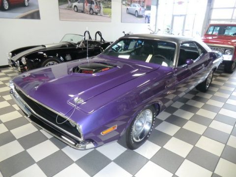 Plum Crazy Dodge Challenger R/T Coupe.  Click to enlarge.