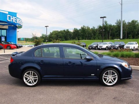 Imperial Blue Metallic Chevrolet Cobalt SS Sedan.  Click to enlarge.