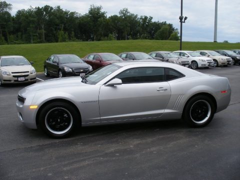 Silver Ice Metallic Chevrolet Camaro LS Coupe.  Click to enlarge.