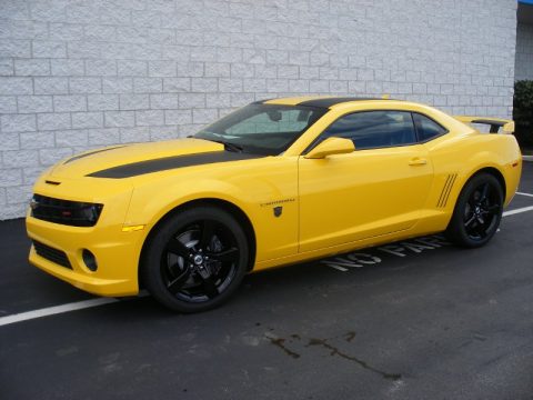 Rally Yellow Chevrolet Camaro SS Coupe Transformers Special Edition.  Click to enlarge.