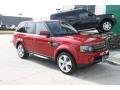 Front 3/4 View of 2012 Land Rover Range Rover Sport HSE LUX #2