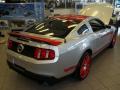 2012 Ford Mustang Ingot Silver Metallic/Race Red #6
