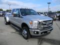 Front 3/4 View of 2012 Ford F350 Super Duty Lariat Crew Cab 4x4 Dually #3