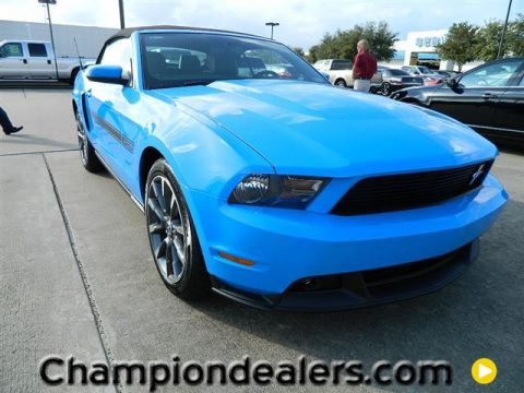 Grabber Blue Ford Mustang C/S California Special Convertible.  Click to enlarge.