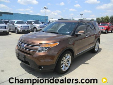 Golden Bronze Metallic Ford Explorer Limited.  Click to enlarge.