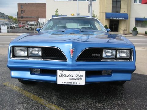 Martinique Blue Metallic Pontiac Firebird Trans Am Coupe.  Click to enlarge.