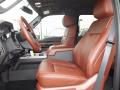  2012 Ford F250 Super Duty Chaparral Leather Interior #9