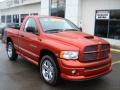 Front 3/4 View of 2005 Dodge Ram 1500 SLT Daytona Regular Cab 4x4 #2