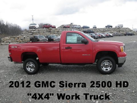 Fire Red GMC Sierra 2500HD Regular Cab 4x4. Click to enlarge. Fire Red GMC Sierra 2500HD Regular Cab 4x4. Click to enlarge.