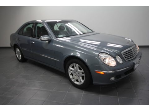 Platinum Blue Metallic Mercedes-Benz E 320 Sedan.  Click to enlarge.