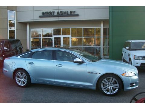 Crystal Blue Metallic Jaguar XJ XJL Portfolio.  Click to enlarge.