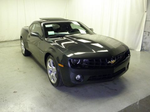 Ashen Gray Metallic 2012 Chevrolet Camaro LT RS Coupe with Black interior