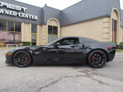 Black Chevrolet Corvette Z06.  Click to enlarge.