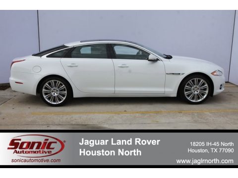 Polaris White Jaguar XJ XJL Supercharged.  Click to enlarge.