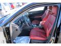  2012 Chrysler 300 Black/Radar Red Interior #6