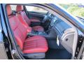  2012 Chrysler 300 Black/Radar Red Interior #9