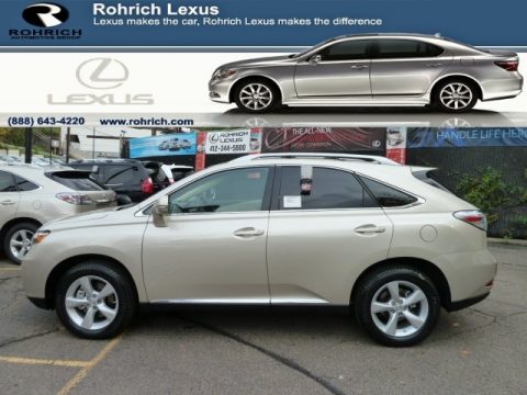 Satin Cashmere Metallic Lexus RX 350 AWD.  Click to enlarge.