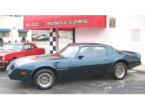 Dark Blue Metallic Pontiac Firebird Trans Am.  Click to enlarge.