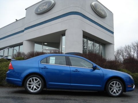 Blue Flame Metallic Ford Fusion SEL.  Click to enlarge.