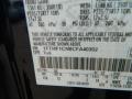 Ford Color Code DX Dark Blue Pearl Metallic #15