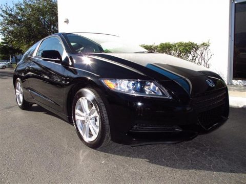 Crystal Black Pearl Honda CR-Z Sport Hybrid.  Click to enlarge.