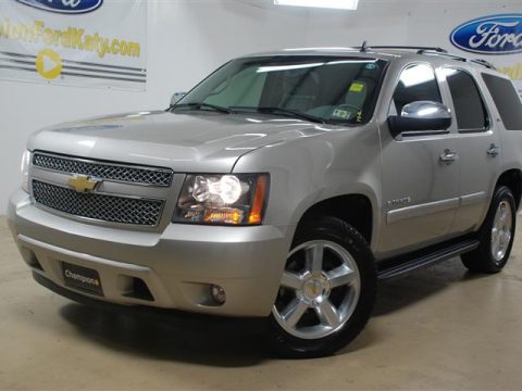 Silver Birch Metallic Chevrolet Tahoe LTZ.  Click to enlarge.