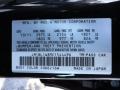 Mazda Color Code 16W Black Mica #17 Mazda Color Code 16W Black Mica #17