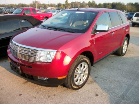 Vivid Red Metallic Lincoln MKX .  Click to enlarge.