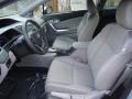  2012 Honda Civic Gray Interior #16