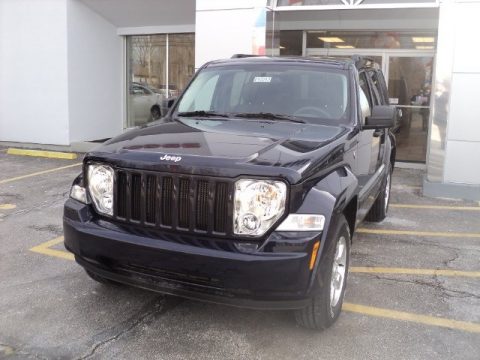 Brilliant Black Crystal Pearl Jeep Liberty Sport 4x4.  Click to enlarge.