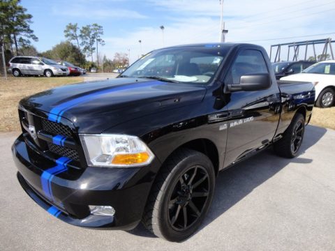 Black Dodge Ram 1500 Express Regular Cab.  Click to enlarge.