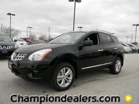 Super Black Nissan Rogue SV. Click to enlarge. Super Black Nissan Rogue SV. Click to enlarge.
