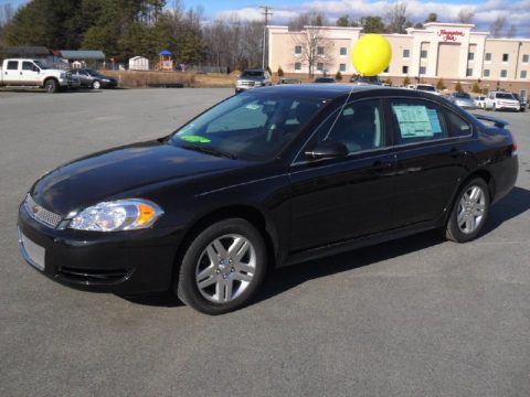 Black Granite Metallic Chevrolet Impala LT.  Click to enlarge.