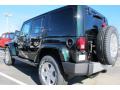  2012 Jeep Wrangler Unlimited Black Forest Green Pearl #2