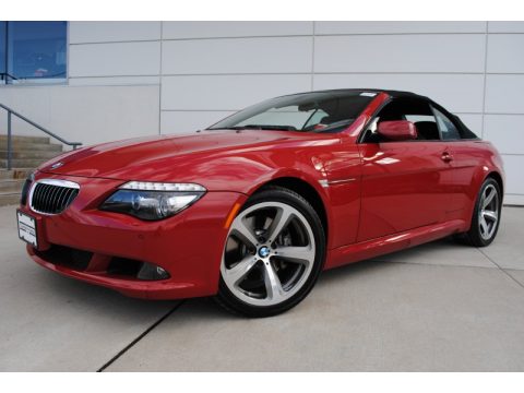 Imola Red Metallic BMW 6 Series 650i Convertible. Click to enlarge.