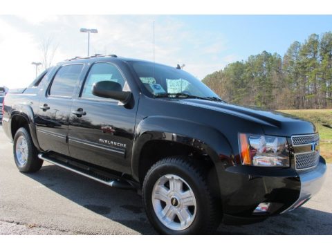 Black Chevrolet Avalanche Z71.  Click to enlarge.