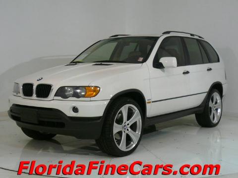 Alpine White BMW X5 3.0i.  Click to enlarge.
