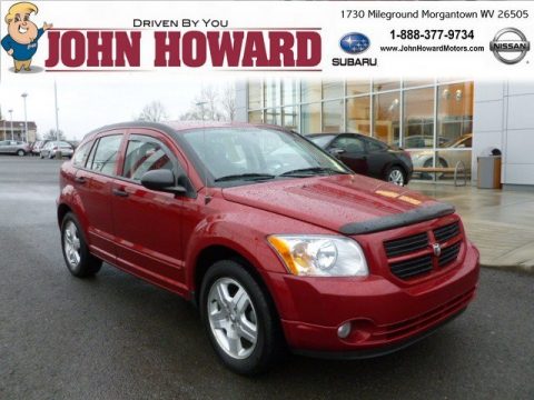 Inferno Red Crystal Pearl Dodge Caliber SXT.  Click to enlarge.