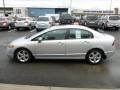  2007 Honda Civic Alabaster Silver Metallic #8