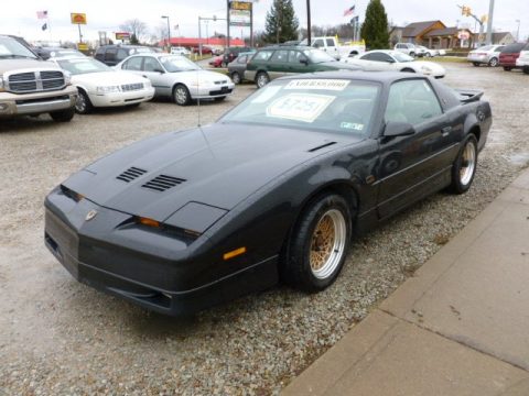 Black Pontiac Firebird GTA Trans Am.  Click to enlarge.