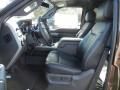  2012 Ford F250 Super Duty Black Interior #5