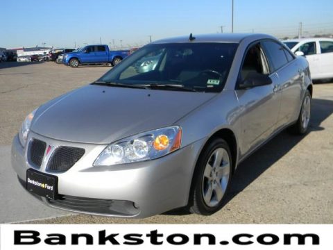 Liquid Silver Metallic Pontiac G6 GT Sedan.  Click to enlarge.