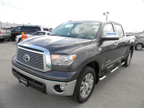 Magnetic Gray Metallic Toyota Tundra Platinum CrewMax.  Click to enlarge.