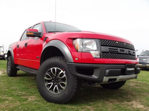 Race Red Ford F150 SVT Raptor SuperCrew 4x4.  Click to enlarge.