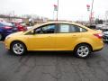2012 Ford Focus Yellow Blaze Tricoat Metallic #2 2012 Ford Focus Yellow Blaze Tricoat Metallic #2