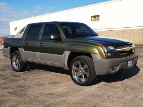 Medium Sage Green Metallic Chevrolet Avalanche The North Face Edition 4x4.  Click to enlarge.